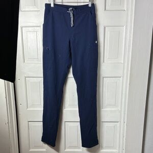 Figs Technical Collection Womens Navy Blue Scrubs Size X-small Tall